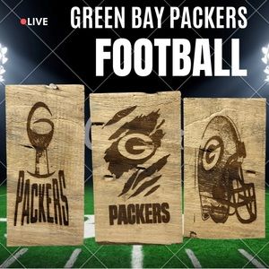 GREEN BAY PACKERS 3 piece home decor